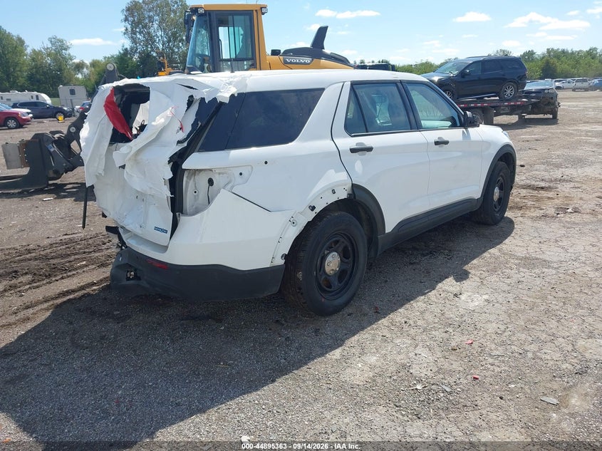 Vin: 1fm5k8ab4pgb66470, lot: 45392726, ford police interceptor utility 20234