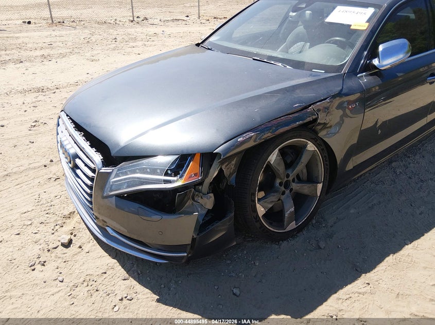 2013 Audi S8 4.0T VIN: WAUD2AFD0DN011341 Lot: 44895495