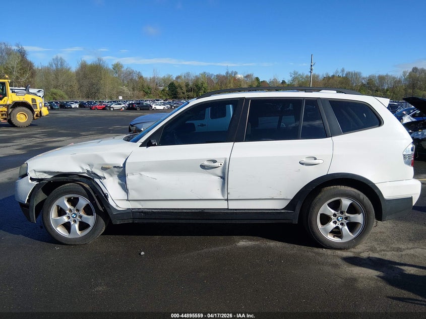 2008 BMW X3 3.0Si VIN: WBXPC934X8WJ14673 Lot: 44895559