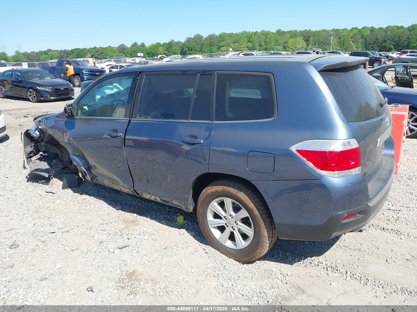 2013 TOYOTA HIGHLANDER SPORT UTILITY VEHICLE 2.7L I-4 DOHC, VVT, 187HP
