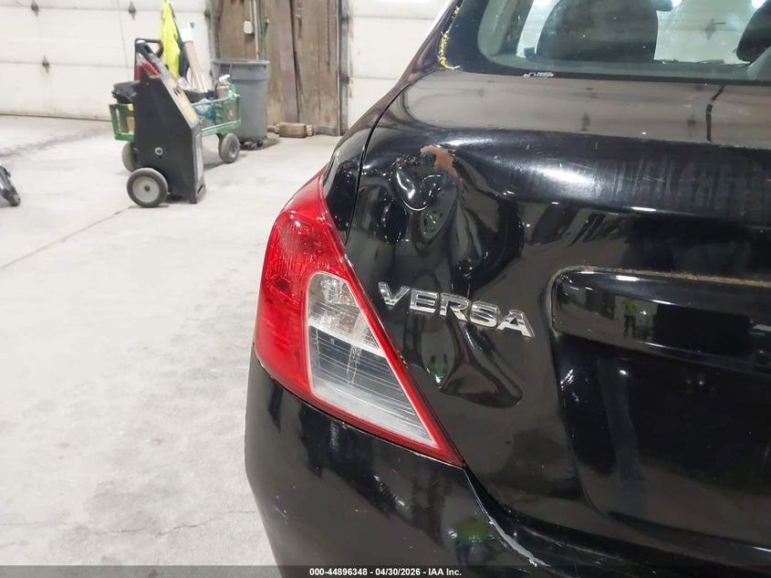 2012 Nissan Versa 1.6 1.6 Sl black Lot 111044896348 Vin 3N1CN7AP9CL842350