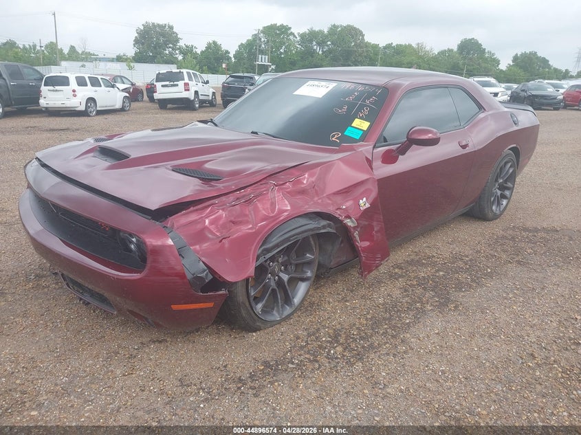 Vin: 2c3cdzfj0nh192212, lot: 45393938, dodge challenger r/t scat pack 20222