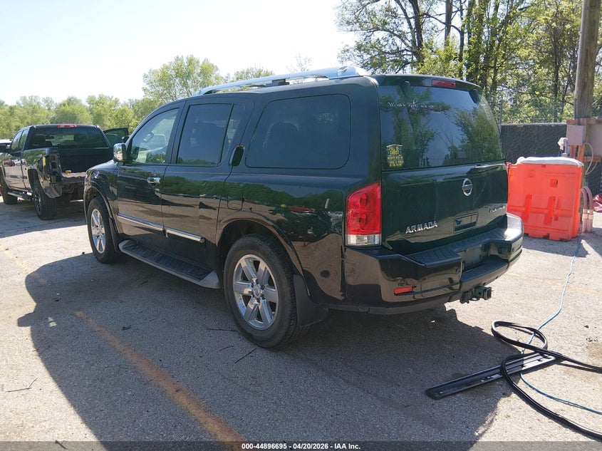 Vin: 5n1aa0ncxen609364, lot: 45394059, nissan armada platinum 20143
