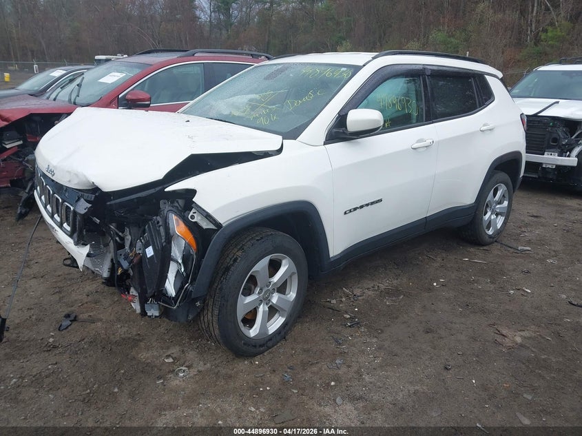 Vin: 3c4njdbb0jt328368, lot: 45394294, jeep compass latitude 4x4 20182