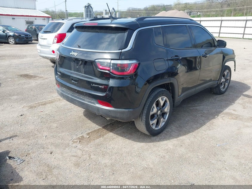 Vin: 3c4njdcb6jt336490, lot: 45394319, jeep compass limited 4x4 20184