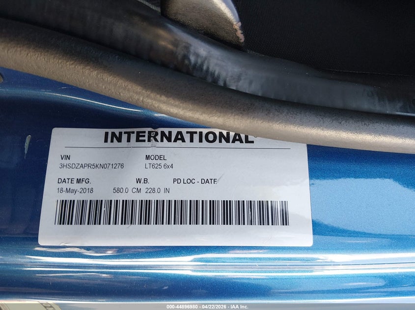 2019 INTERNATIONAL LT TRUCK N/A