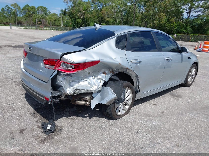 Vin: 5xxgt4l30jg253502, lot: 45394390, kia optima lx 20184