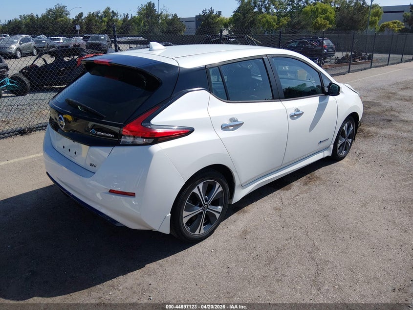 Vin: 1n4az1cp4jc302177, lot: 45394487, nissan leaf sv 20184