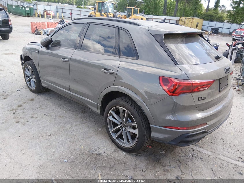 Vin: wa1eecf34p1145311, lot: 45394899, audi q3 premium plus 45 tfsi s line quattro tiptronic 20233