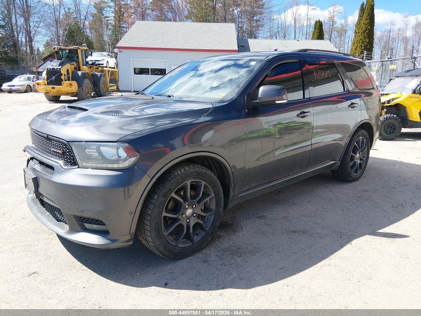 Vin: 1c4sdjct9jc198263, lot: 45394945, dodge durango r/t awd 20182