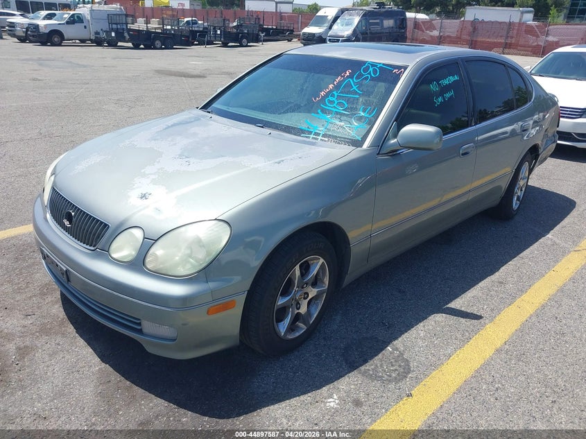 2002 Lexus GS 300, Left Rear, IAAI, VIN JT8BD69S220162038 — photo 2