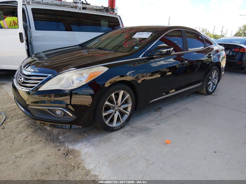 Vin: kmhfg4jg6ga513570, lot: 45395092, hyundai azera 20162