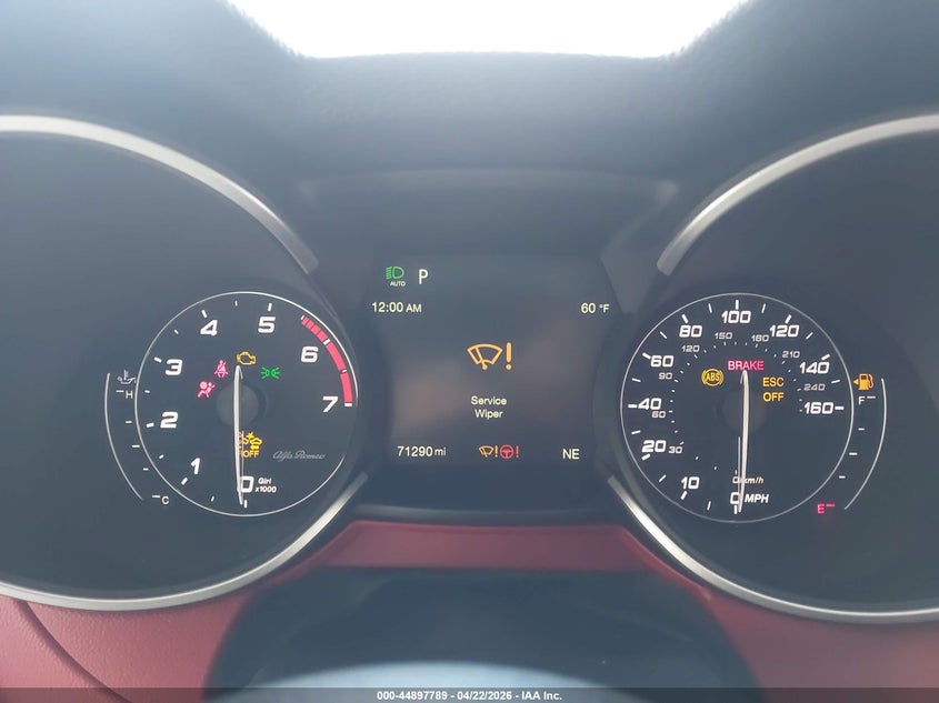 2020 Alfa Romeo Stelvio Ti Awd VIN: ZASPAKBN9L7C87129 Lot: 44897789