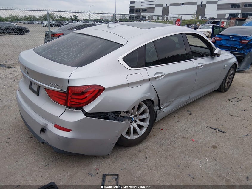 Vin: wbasp4c51ac341214, lot: 45395327, bmw 550i gran turismo xdrive 20104