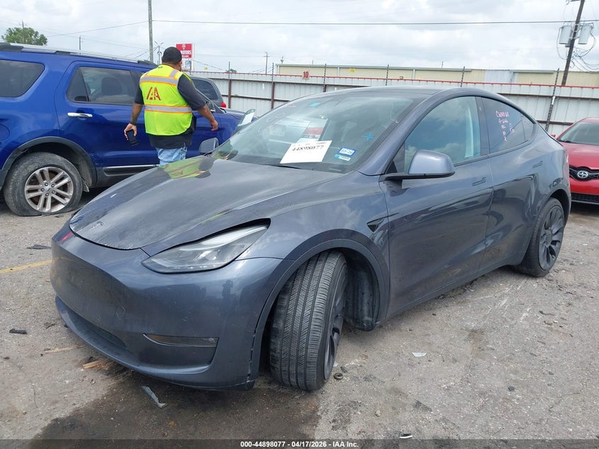 2022 TESLA MODEL Y auction photo 2