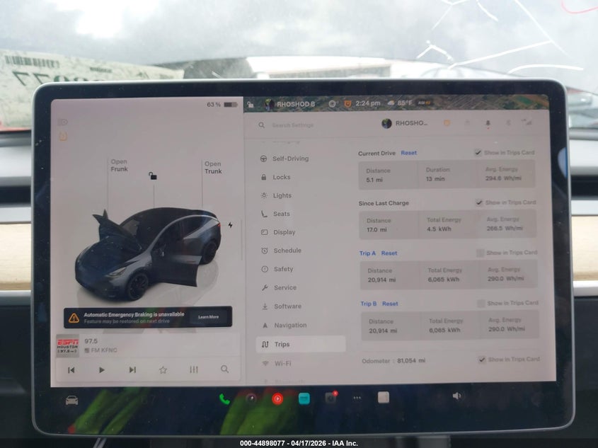 2022 TESLA MODEL Y auction photo 7