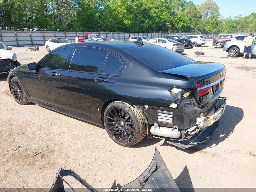 Vin: wba7f0c51jgm22630, lot: 45395487, bmw 750i 20183