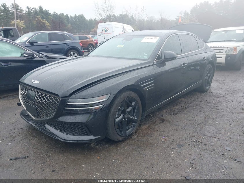 Vin: kmtga4sc9pu150607, lot: 45395538, genesis g80 2.5t awd 20232