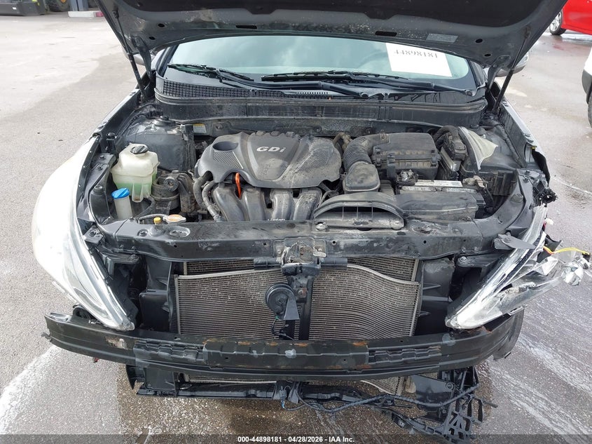 2012 Hyundai Sonata 2.4 Se grey Lot 111044898181 Vin 5NPEC4AC6CH374150