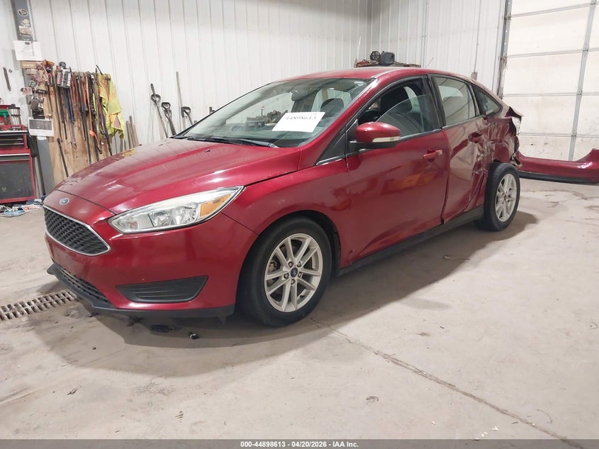 Vin: 1fadp3f27gl289223, lot: 45395977, ford focus se 20162