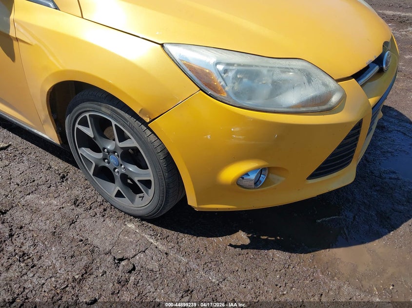 2012 Ford Focus 2.0 Se Yellow Lot 111044899239 Vin 1FAHP3K28CL152325
