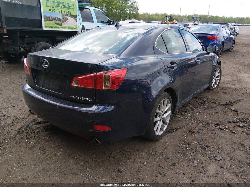 2011 LEXUS IS 250 auction photo 4