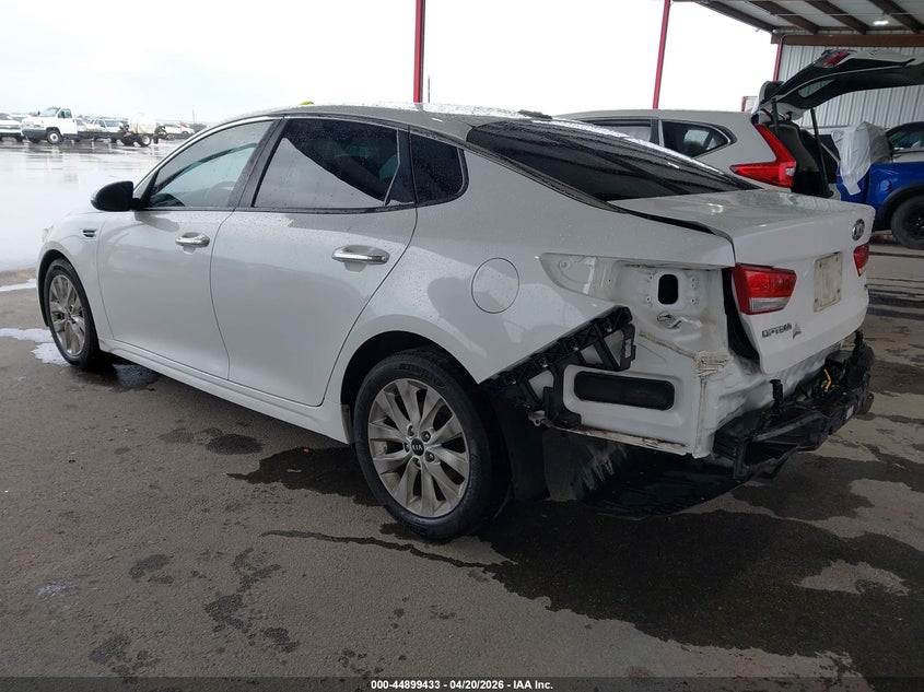 Vin: 5xxgu4l34gg086714, lot: 45396797, kia optima ex 20163