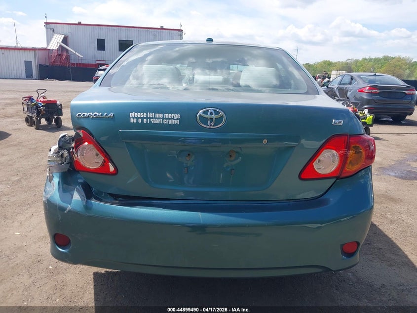 2010 Toyota Corolla 1.8 Le Turquoise Lot 111044899490 Vin 2T1BU4EE2AC386937