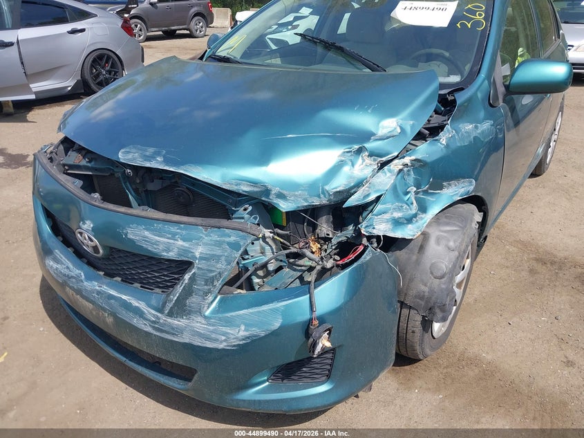 2010 Toyota Corolla 1.8 Le Turquoise Lot 111044899490 Vin 2T1BU4EE2AC386937