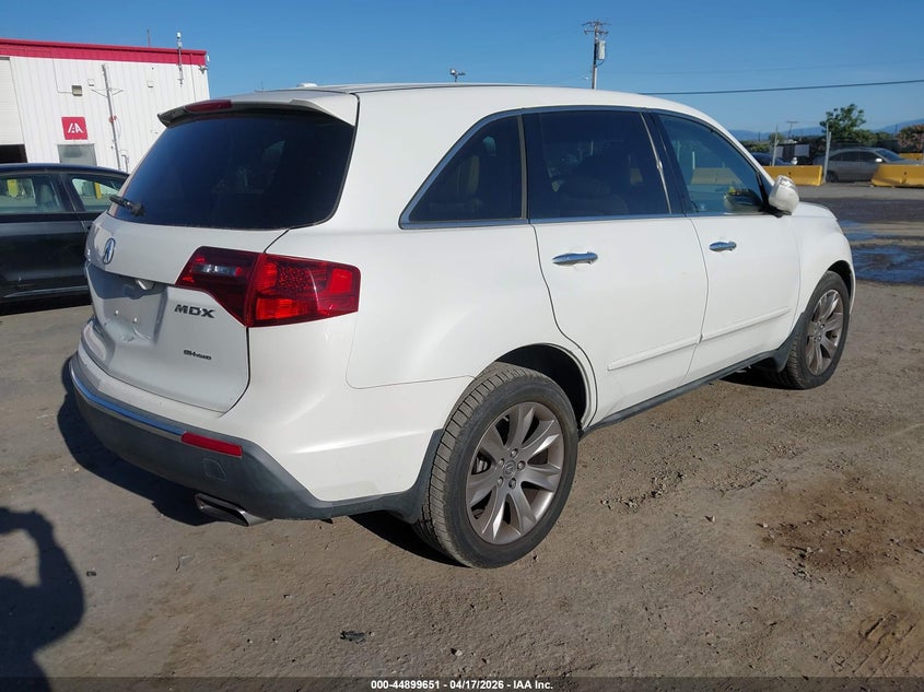 2012 Acura Mdx 3.7 Mdx Advance Package white Lot 111044899651 Vin 2HNYD2H86CH517598
