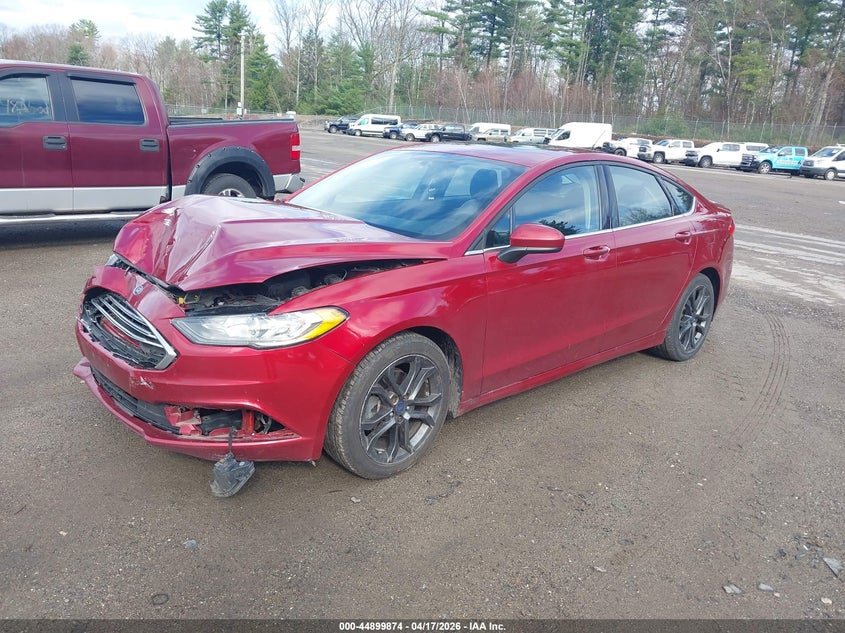 2018 Ford Fusion Se 3FA6P0H77JR157104 photo 1