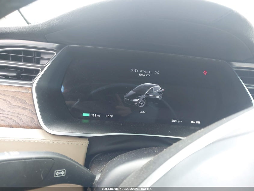 2017 TESLA MODEL X auction photo 7