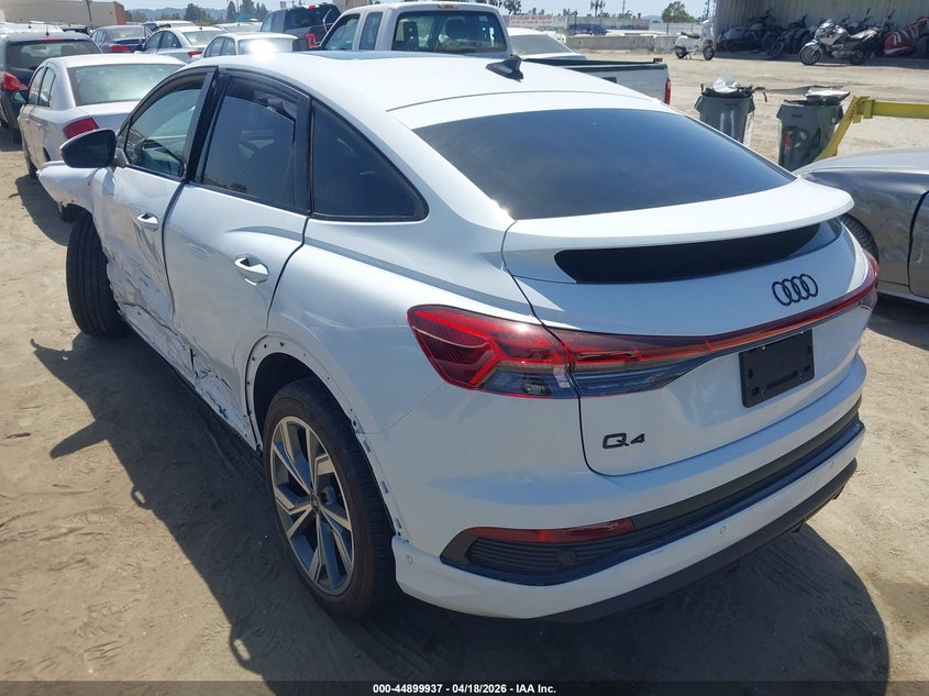 Vin: wa13ubfz5rp065122, lot: 45397301, audi q4 sportback e-tron premium plus 55 quattro 20243
