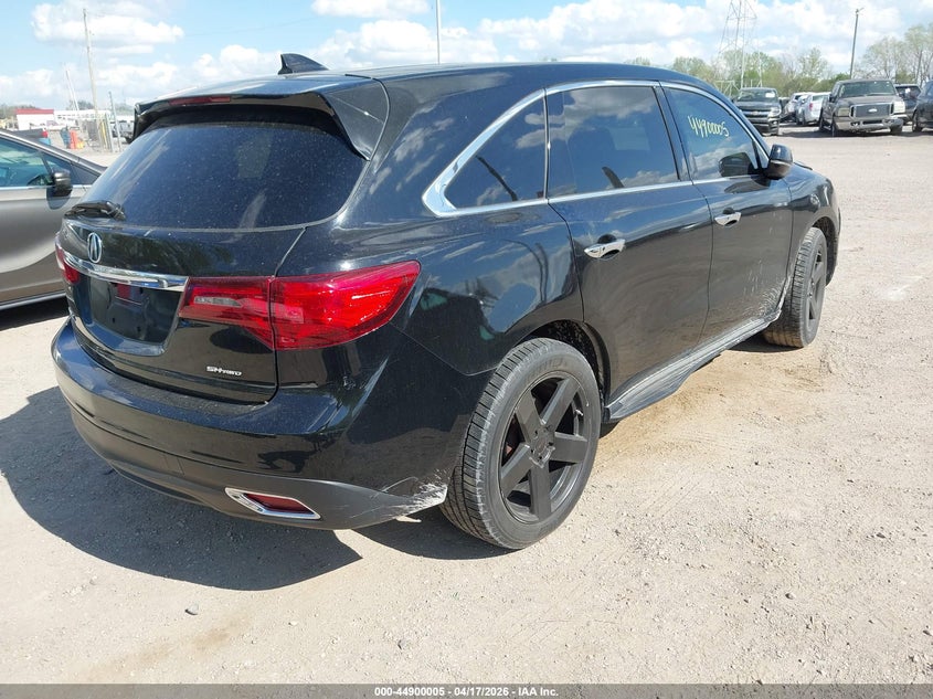 2016 Acura Mdx Technology Acurawatch Plus Packages/Technology Package