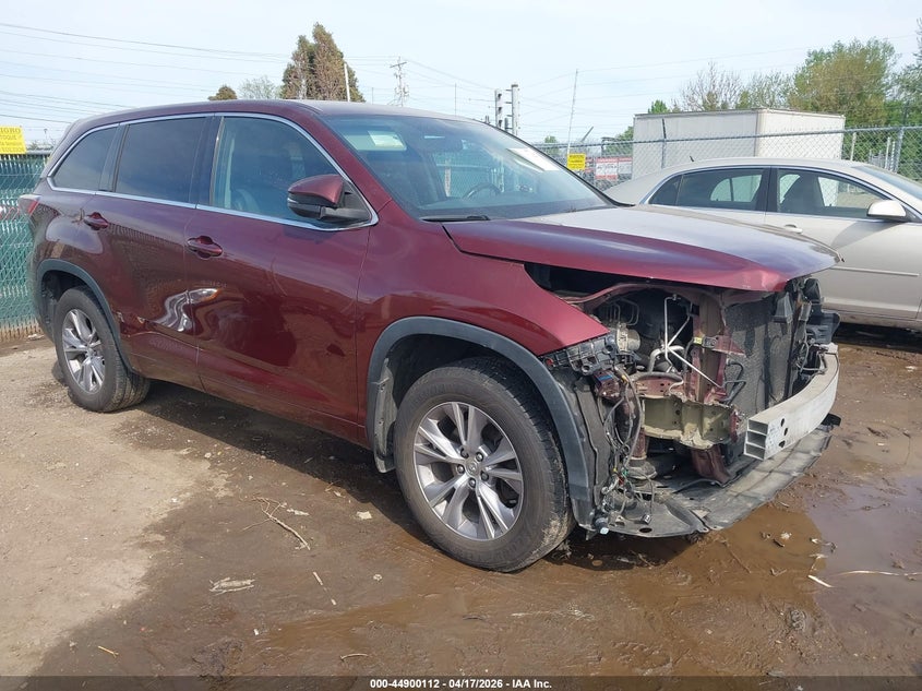 TOYOTA HIGHLANDER 2014. Lot# 44900112. VIN 5TDZKRFH7ES029891. Photo 1