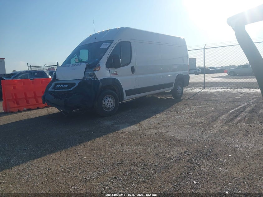 Vin: 3c6trvdg9ke526913, lot: 45397577, ram promaster 2500 high roof 159 wb 20192