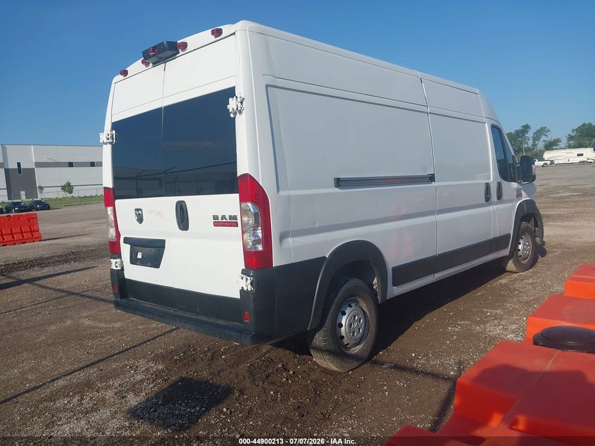 Vin: 3c6trvdg9ke526913, lot: 45397577, ram promaster 2500 high roof 159 wb 20194