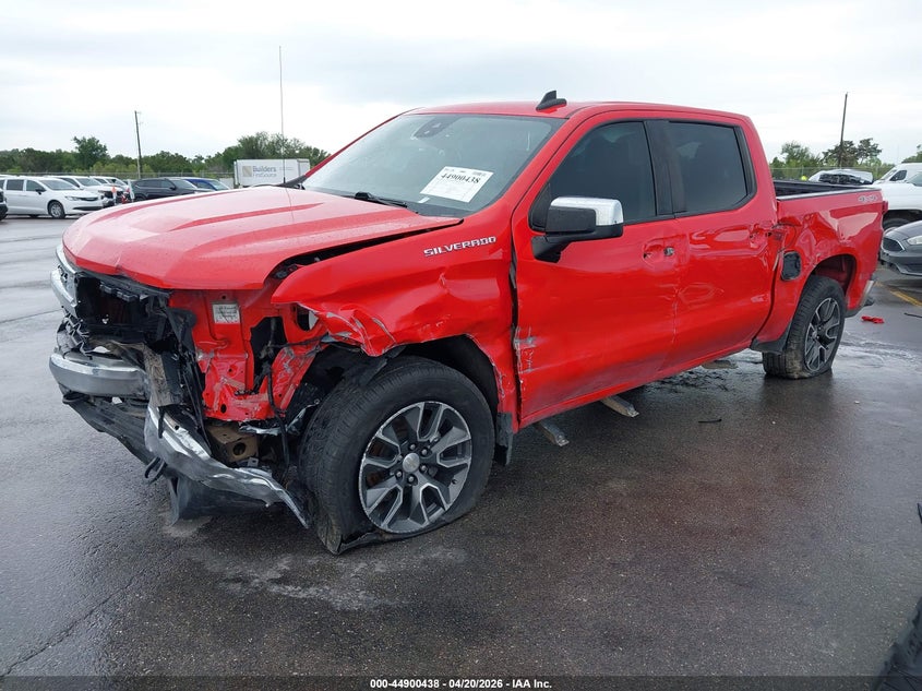 2022 Chevrolet Silverado 1500 4wd  Short Bed Lt With 2fl 1GCPDKEK2NZ617184 photo 1