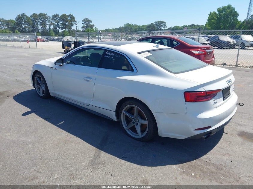 Vin: wautnaf51ja004963, lot: 45398012, audi a5 2.0t premium 20183