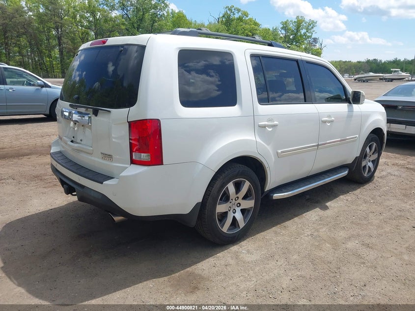 5FNYF4H92CB058080 2012 Honda Pilot 3.5 Touring white