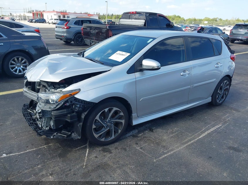 Vin: jtnkarje0gj515763, lot: 45398261, scion im 20162