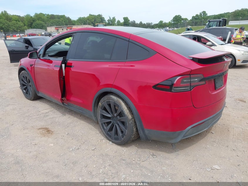 Vin: 7saxcbe55nf343159, lot: 45398393, tesla model x dual motor all-wheel drive 20223