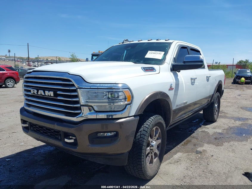 Vin: 3c6ur5gl2kg562220, lot: 45398705, ram 2500 longhorn  4x4 6'4 box 20192