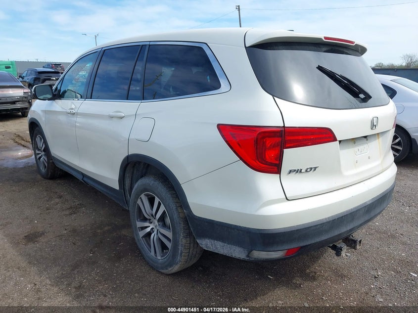 Vin: 5fnyf5h52gb016842, lot: 45398815, honda pilot ex-l 20163