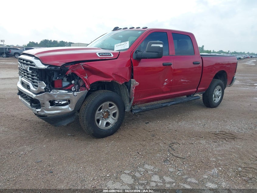 Vin: 3c6ur5cj6tg216175, lot: 45398997, ram 2500 tradesman  4x4 6'4 box 20262