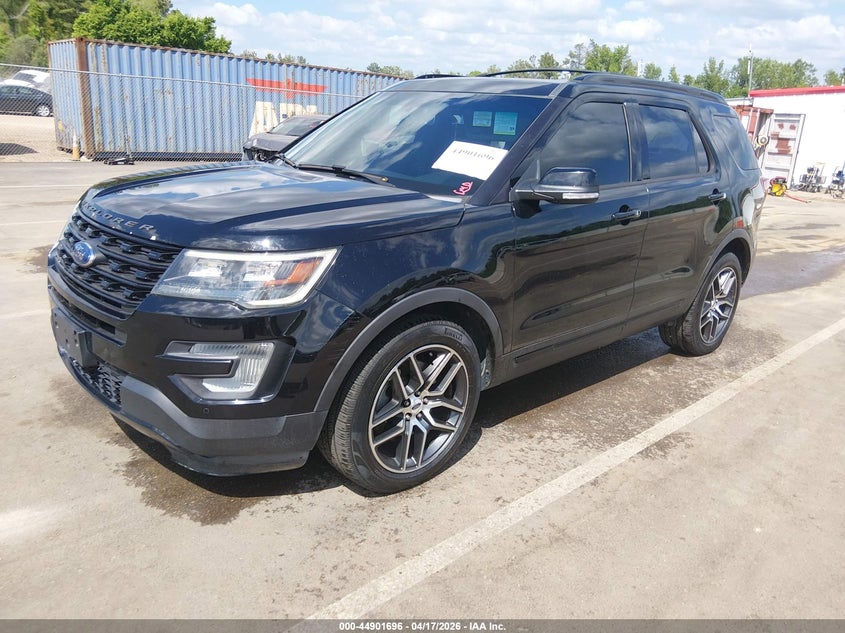 Vin: 1fm5k8gt0hga06541, lot: 45399060, ford explorer sport 20172