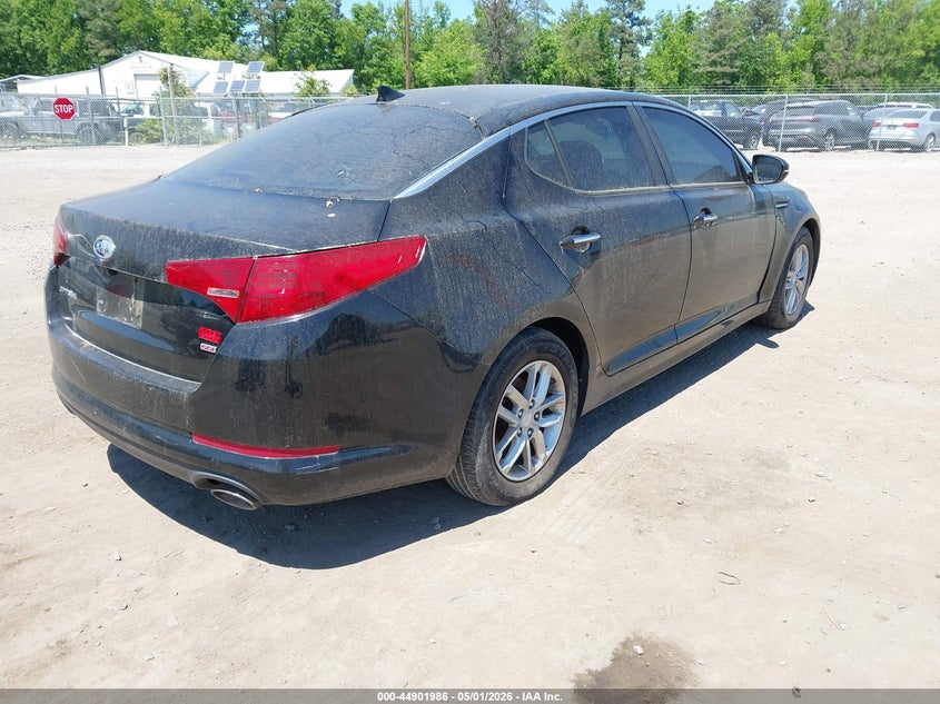 2012 Kia Optima 2.4 Lx black Lot 111044901986 Vin KNAGM4A71C5294292