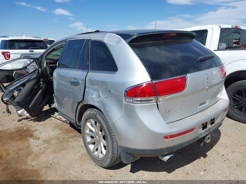 Vin: 2lmdj6jk1cbl11036, lot: 45399574, lincoln mkx 20123