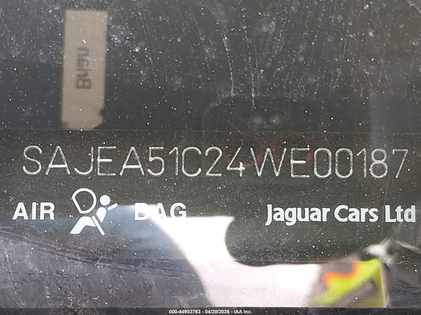 2004 Jaguar X-Type 3.0 VIN: SAJEA51C24WE00187 Lot: 44902763