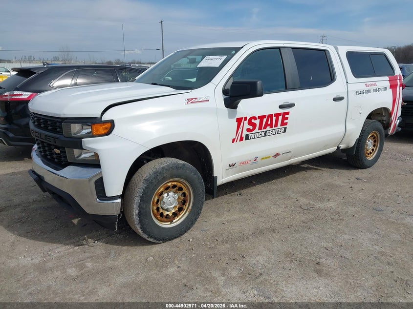 2021 CHEVROLET SILVERADO 1500 5.3L V-8 DI, VVT, 35(VIN: 3GCUYAEF8MG355674